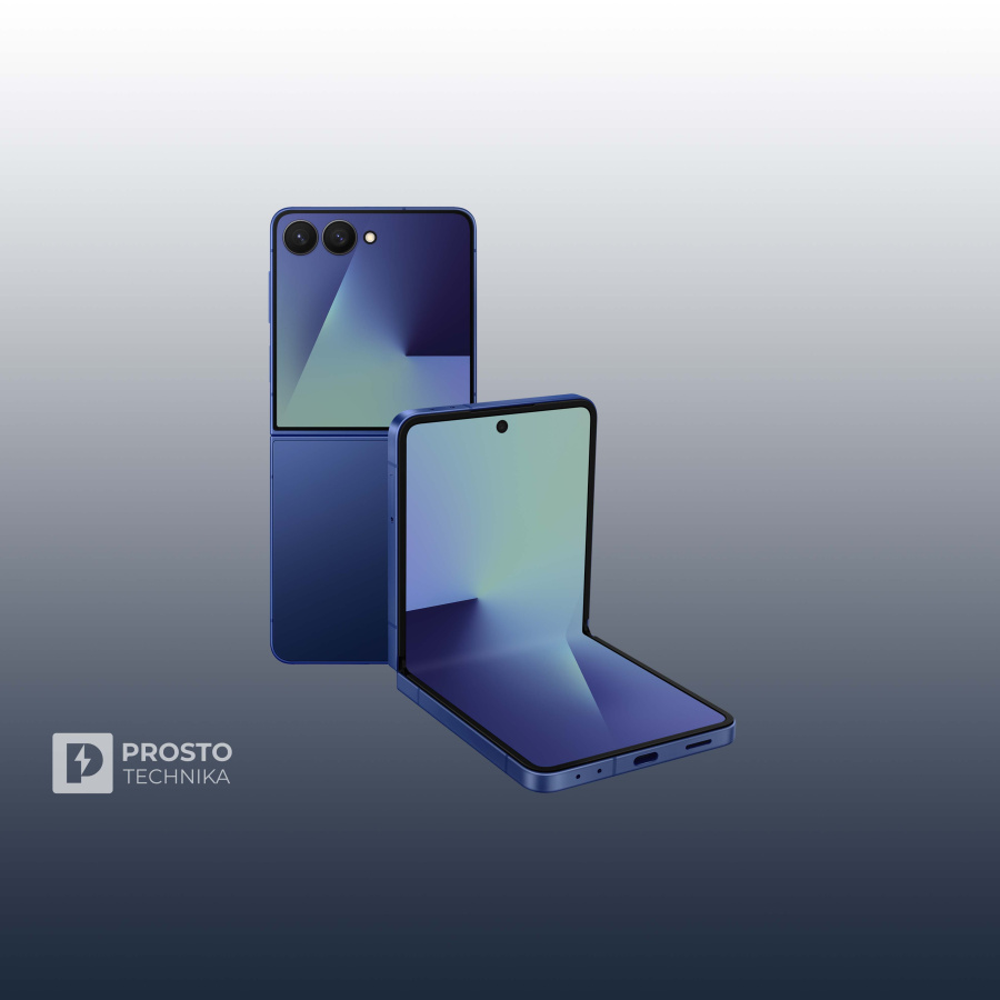 Смартфон Samsung Galaxy Z Flip 7 12 ГБ, 512 ГБ Blue Shadow